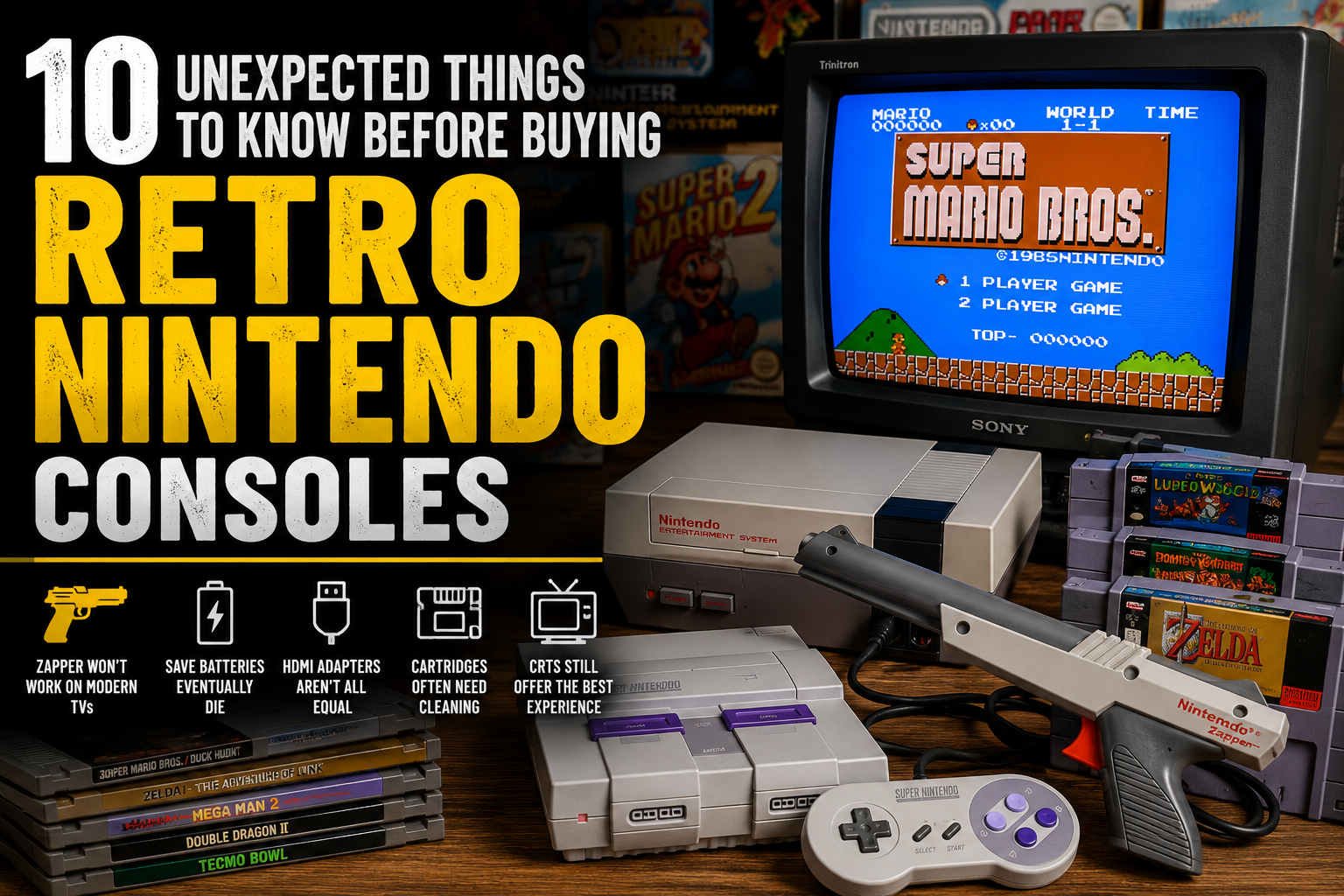 Retro Nintendo Consoles