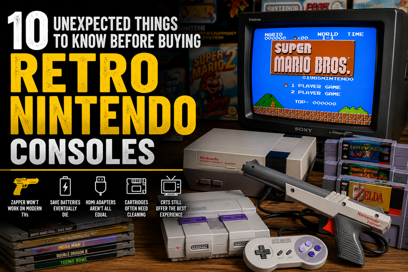 Retro Nintendo Consoles